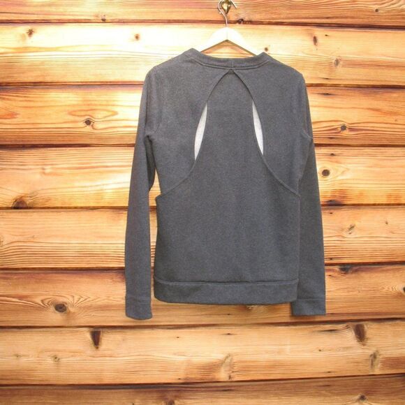 Lululemon Heathered Black Pullover Sweatshirt Top - Picture 7 of 10